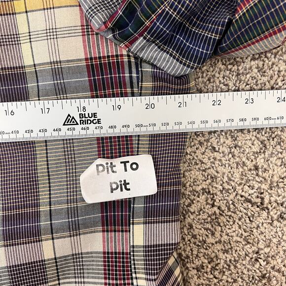 J.Crew Ludlow Mens 42S Preppy Equestrian‎ Old Money Madras Plaid Dinner Jacket - Picture 10 of 12